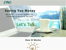 Tablet Screenshot of emgrefunds.com